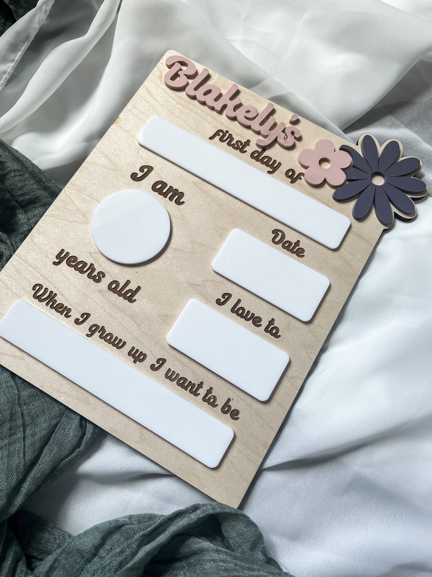 First Day of School Custom Sign