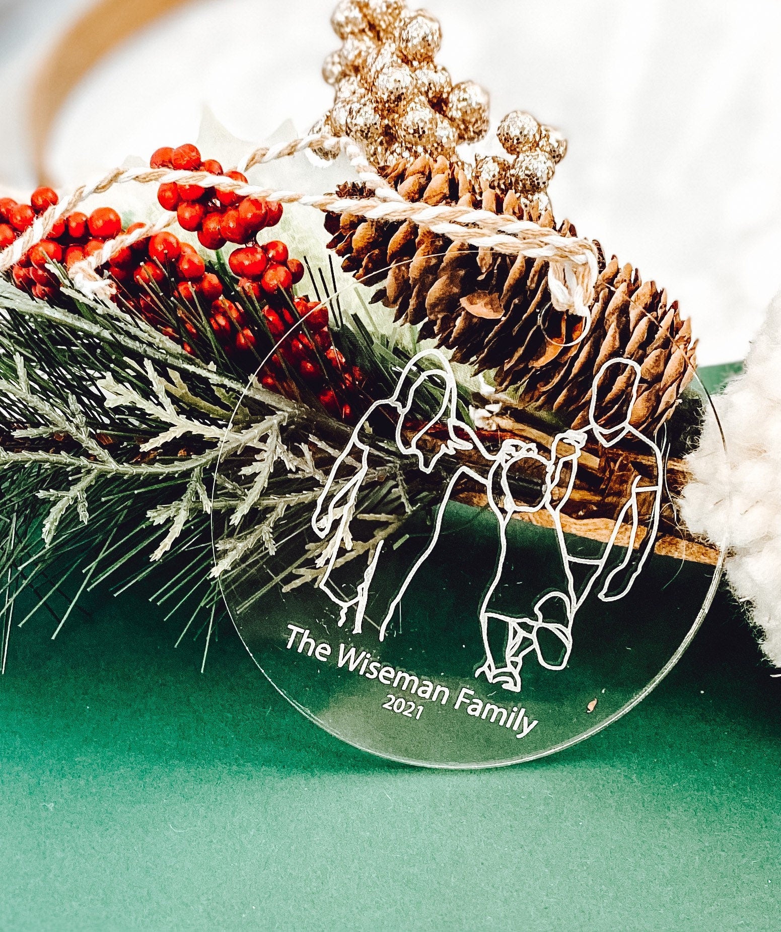 Christmas Ornament, Custom Acrylic Ornament, Personalized Ornament Family, Christmas Ornaments Personalized, Ornaments 2021