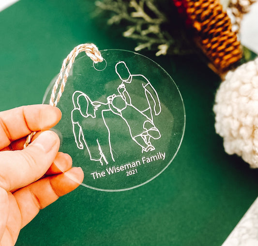 Christmas Ornament, Custom Acrylic Ornament, Personalized Ornament Family, Christmas Ornaments Personalized, Ornaments 2021