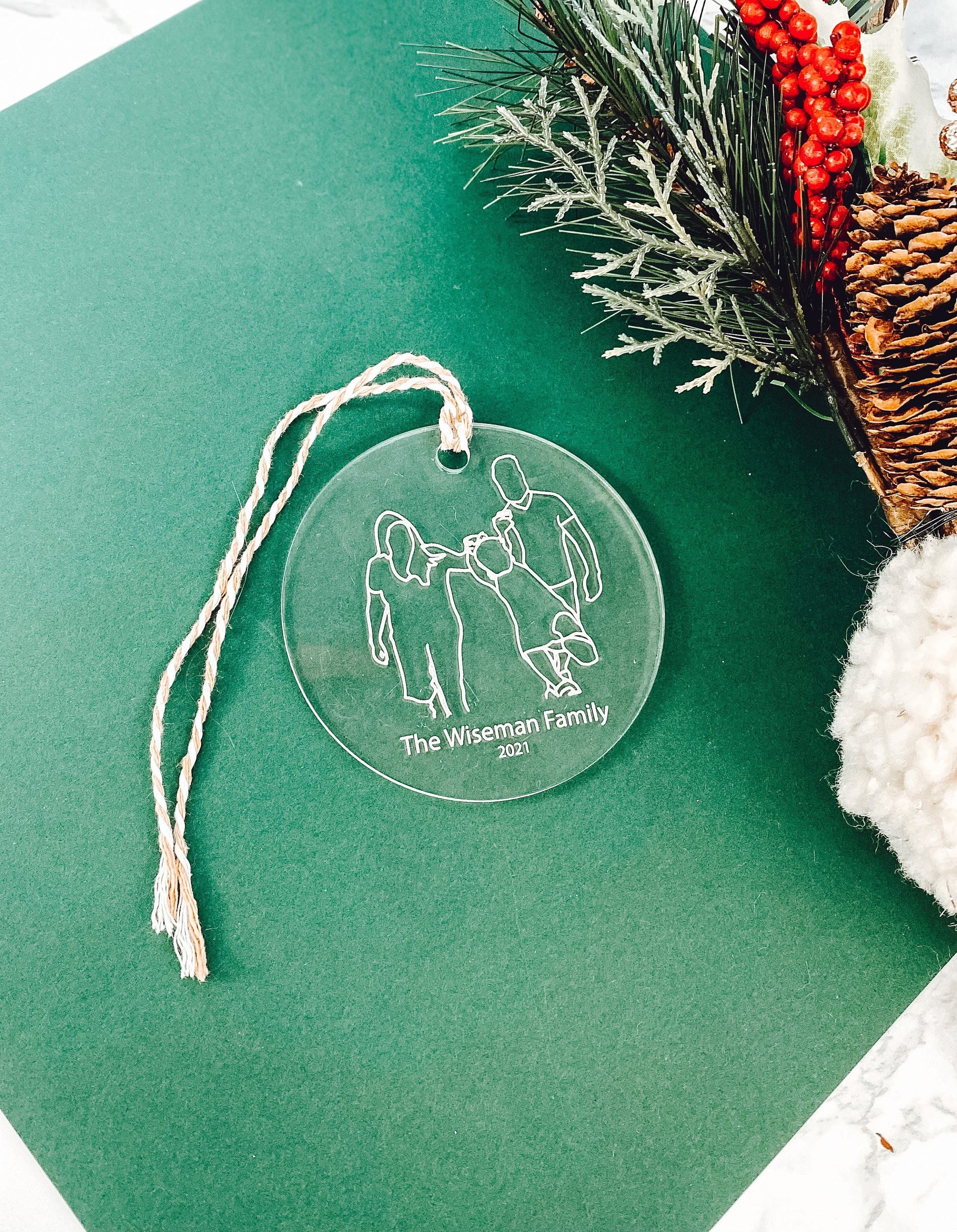 Christmas Ornament, Custom Acrylic Ornament, Personalized Ornament Family, Christmas Ornaments Personalized, Ornaments 2021
