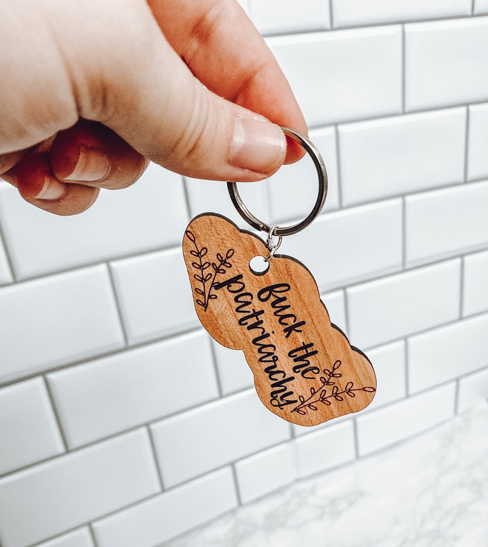 Fuck the Patriarchy Keychain, Funny Taylor Swift Gift for Her, All Too Well Taylors Version, Gift for Swiftie, Swiftie Stocking Stuffer