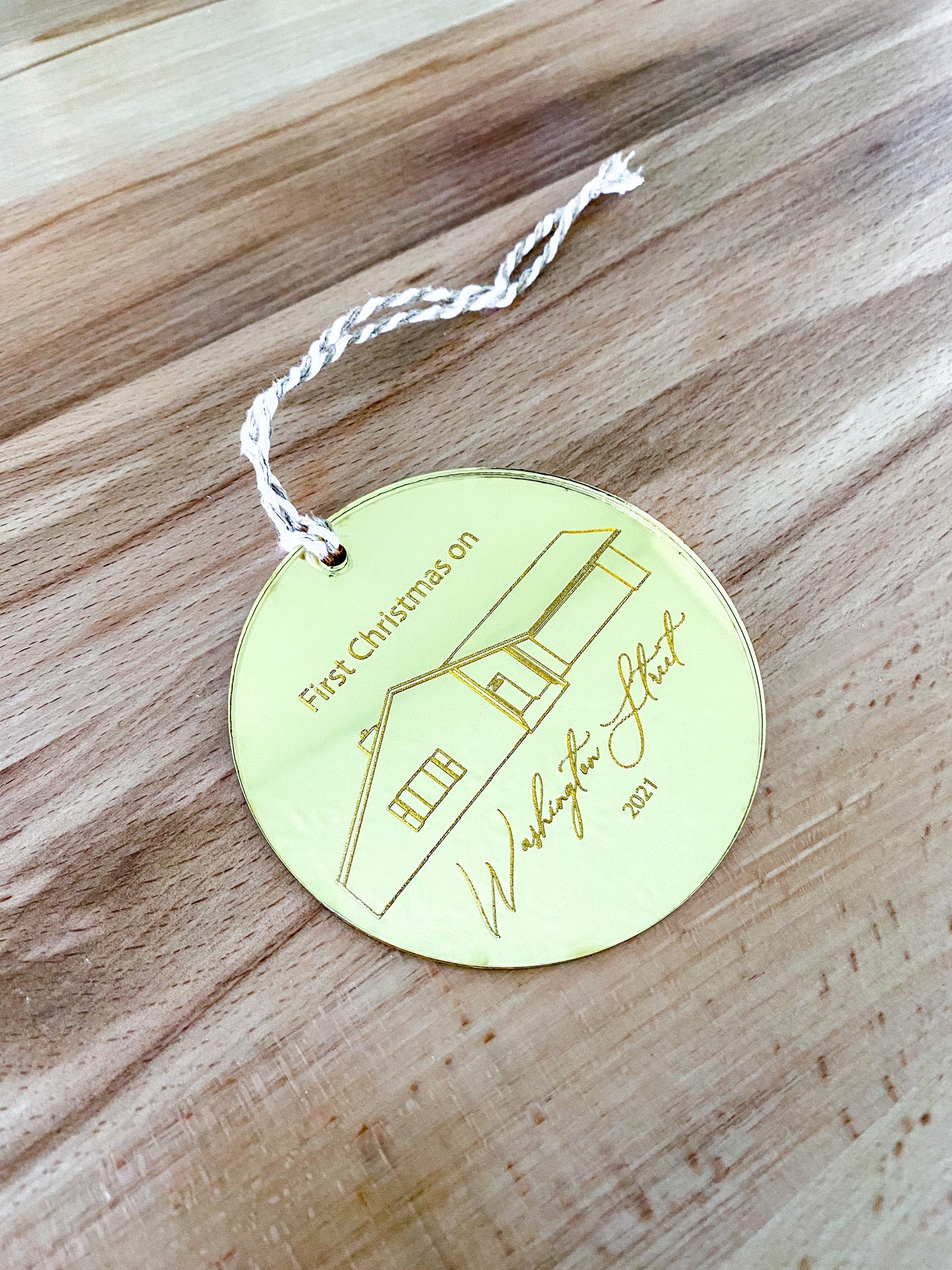 Christmas Ornament, Custom Acrylic Ornament, Personalized Ornament New House, Christmas Ornaments Personalized, Ornaments 2021, Christmas