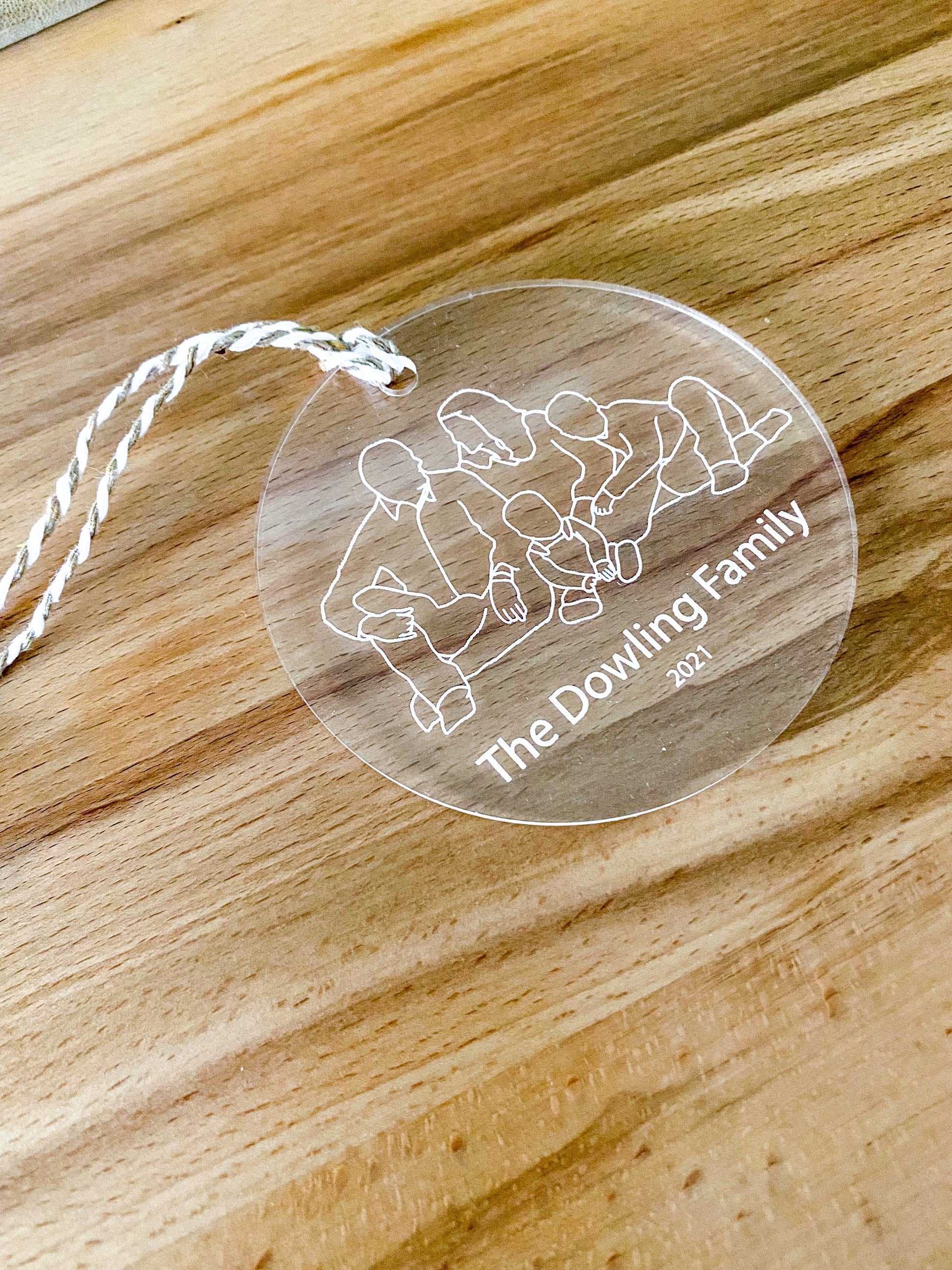 Christmas Ornament, Custom Acrylic Ornament, Personalized Ornament Family, Christmas Ornaments Personalized, Ornaments 2021
