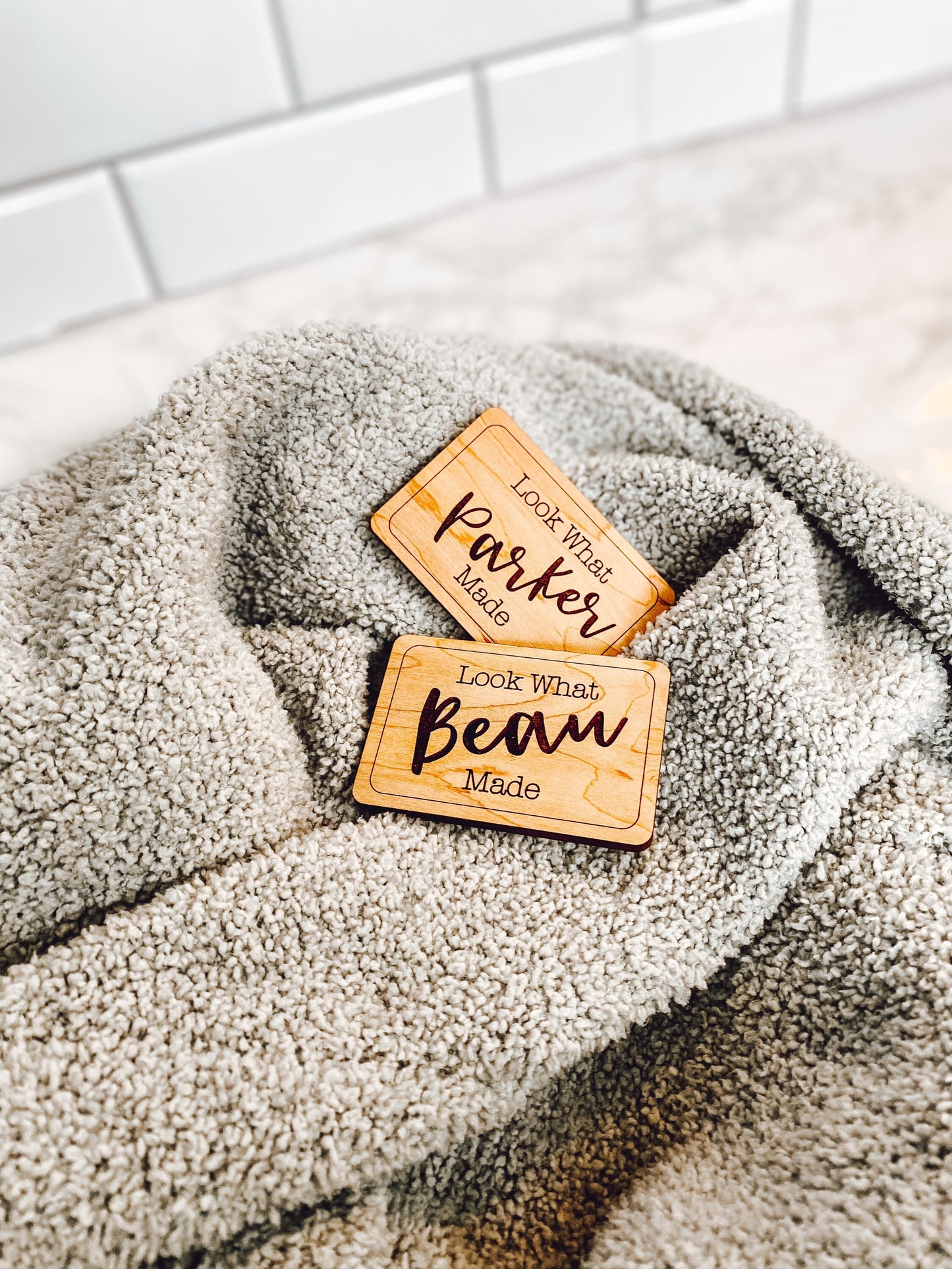 Look What I Made Magnet, Art Display Magnet, Personalized Kids Magnet, Engraved Wood Magnet, Custom Refrigerator Magnet