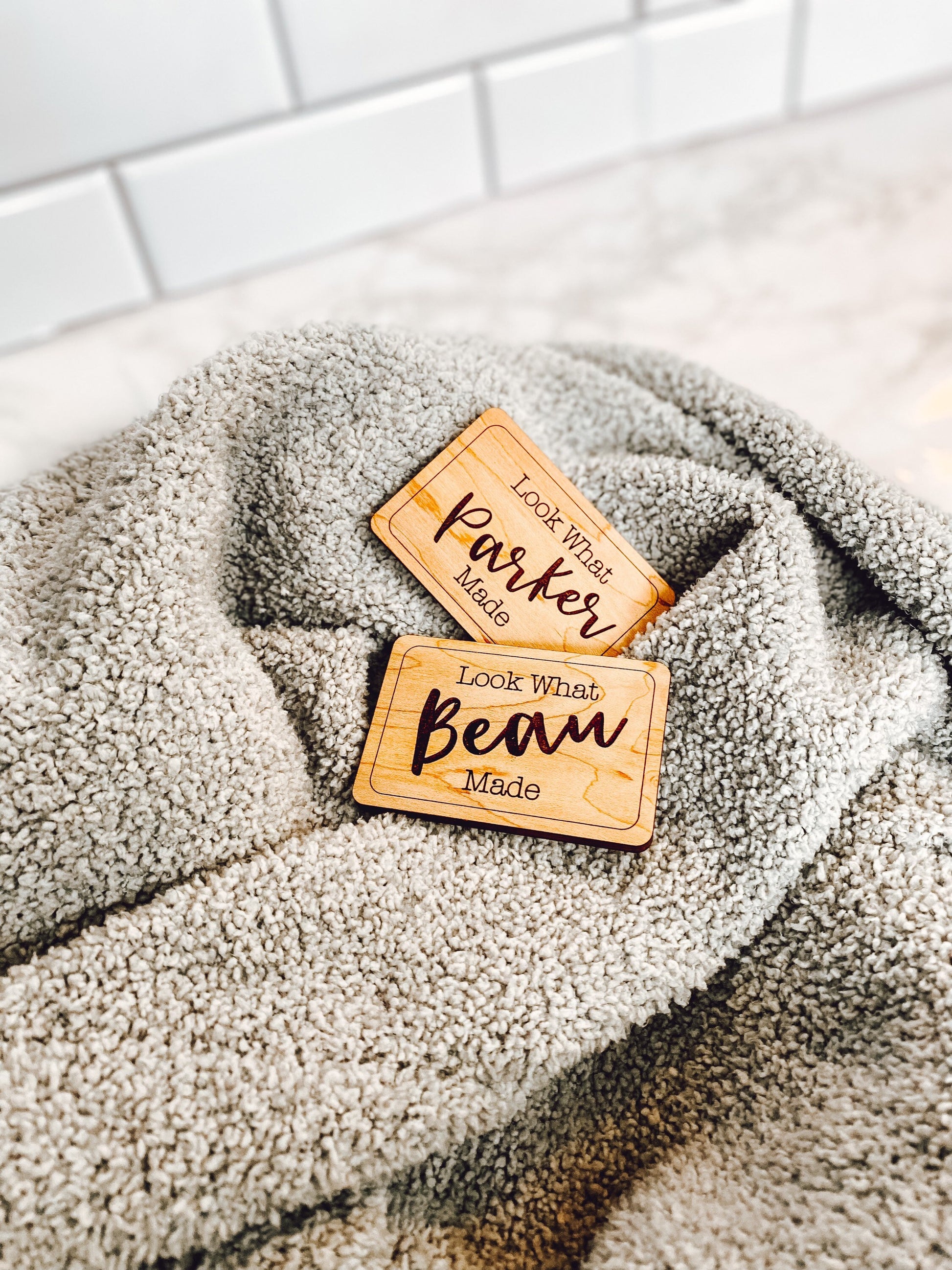 Look What I Made Magnet, Art Display Magnet, Personalized Kids Magnet, Engraved Wood Magnet, Custom Refrigerator Magnet