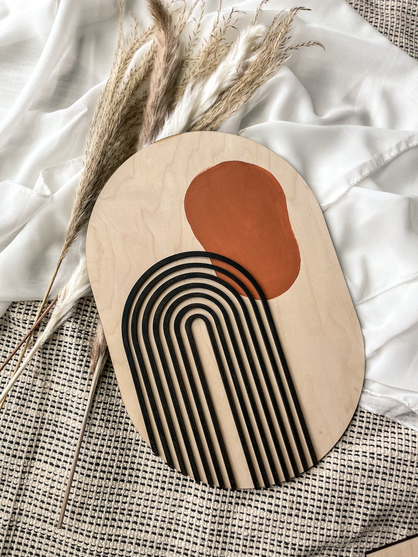 Boho Rainbow Arch Wood Sign Large, Arch Modern Wall Decor, Feminine Wall Art, Modern Boho, Minimalist, Laser Cut Decor, Boho Home Decor