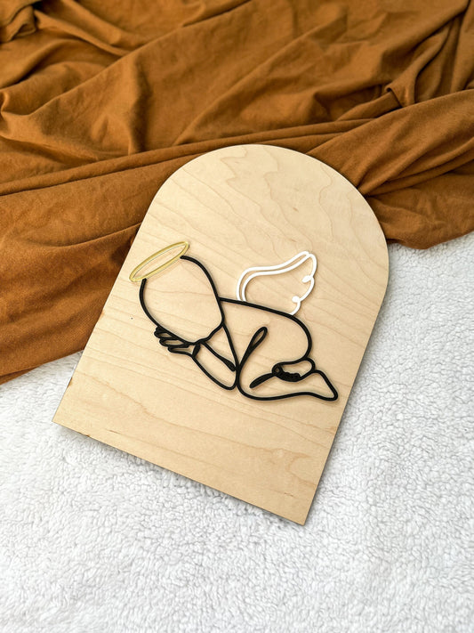 Miscarriage Wood Sign, Stillborn Keepsake, Angel Baby, Infant Loss Gift, Baby Loss, Miscarriage Gift, Stillborn Memorial, Infant Loss
