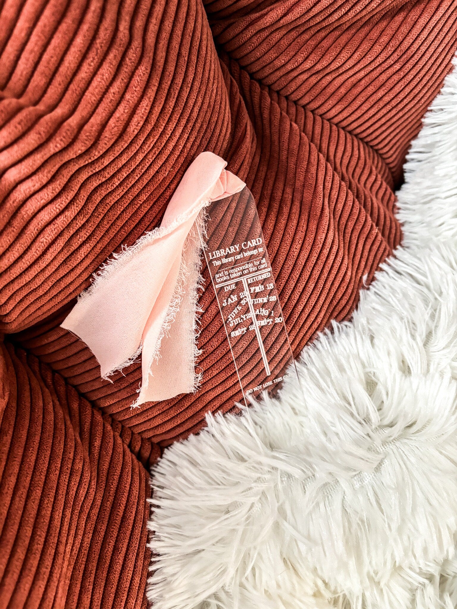 Library Card Wood Bookmark, Acrylic Bookmark, Funny Bookmark Gift, Laser Engraved Bookmark, Aesthetic Acrylic Floral Bookmark