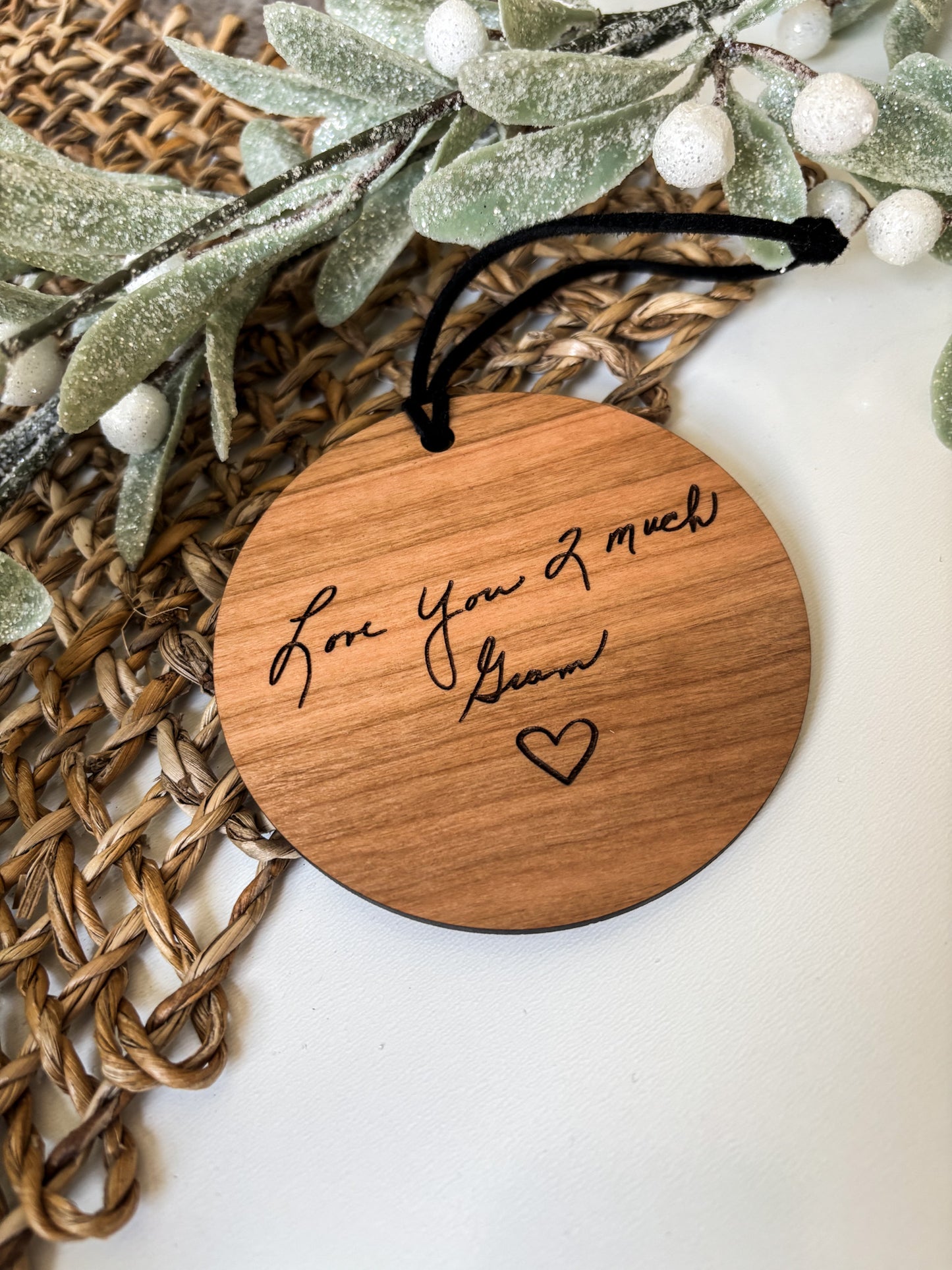 Handwriting Ornament