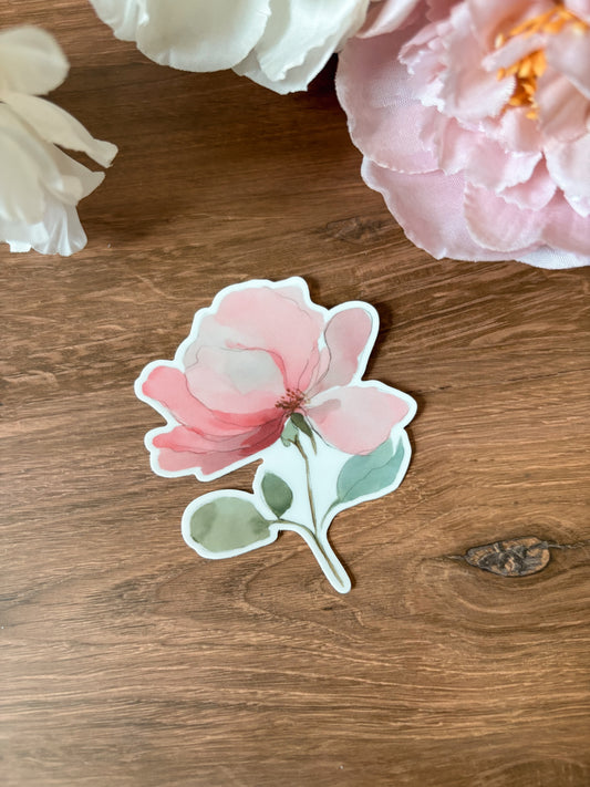 Peony Stem Sticker