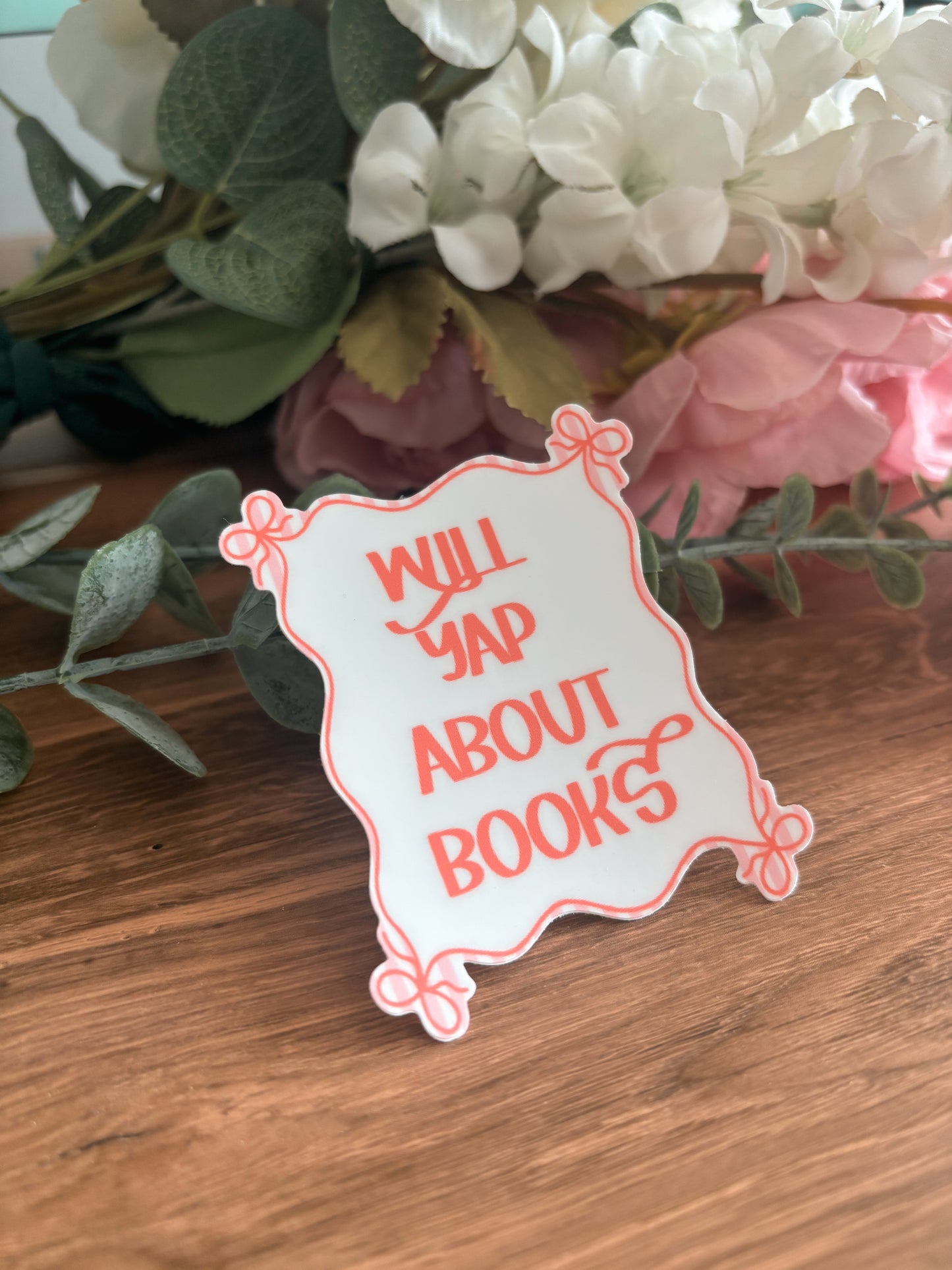 Will Yap About Books Sticker