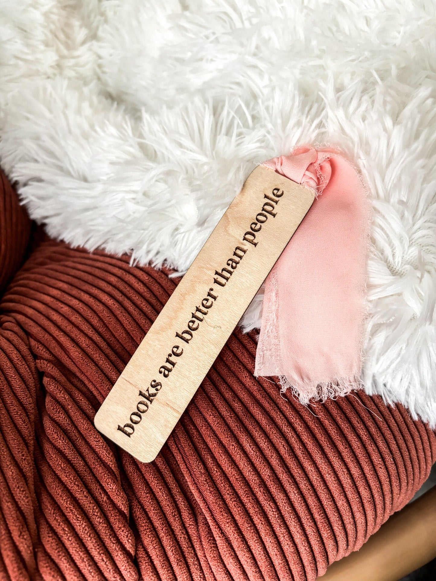 Books Are Better Than People Wood Bookmark, Acrylic Bookmark, Funny Bookmark Gift, Laser Engraved Bookmark, Aesthetic Acrylic Bookmark